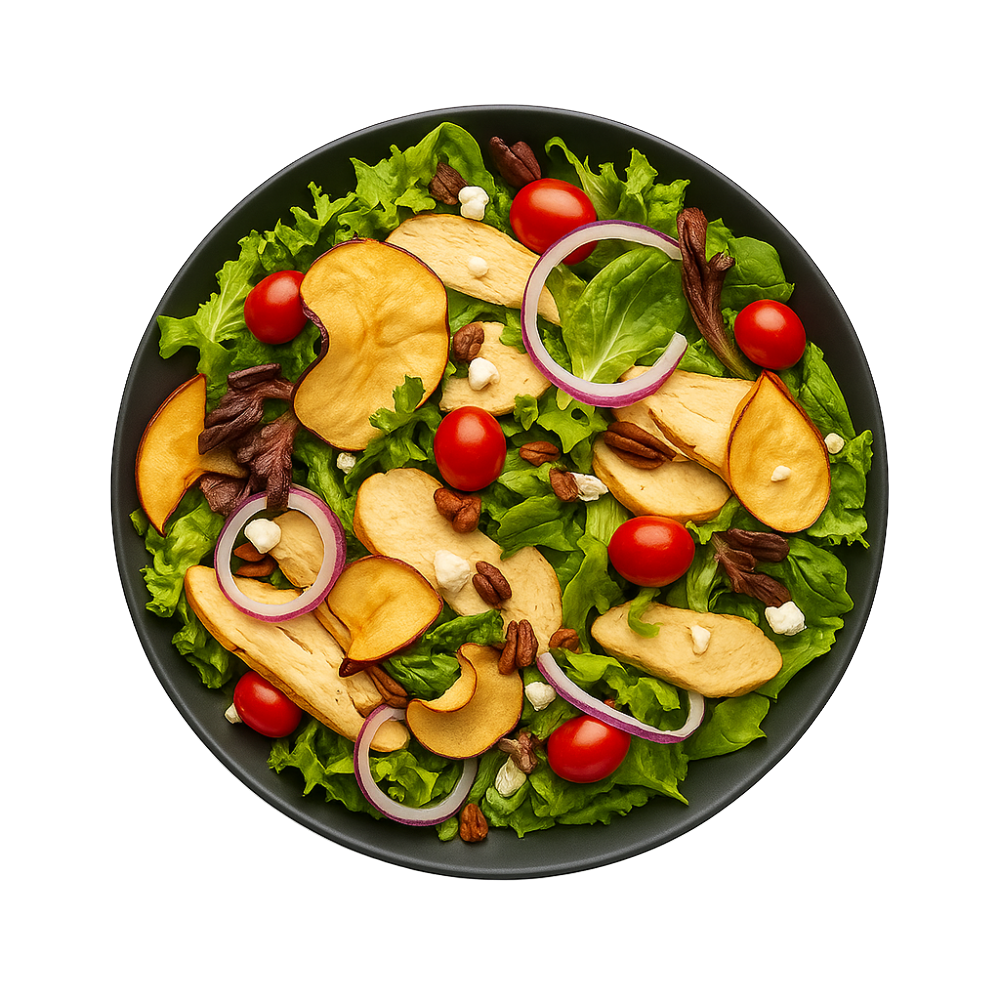 Enhanced full plate salad